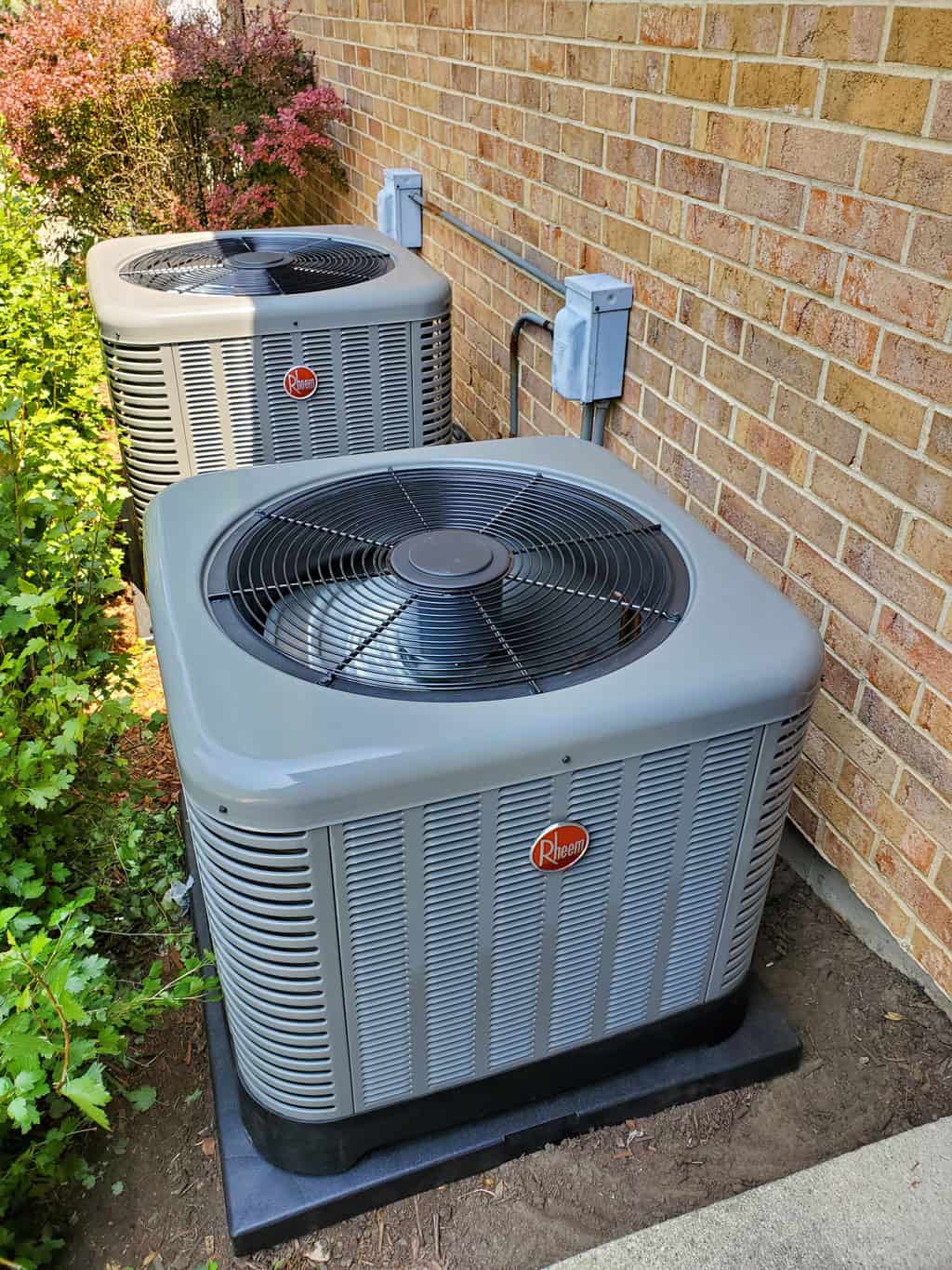 Air-Conditioner-Installation-New A new installation of air conditioners.